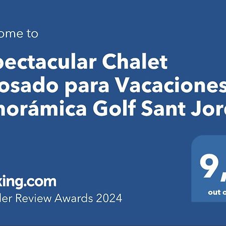 Espectacular Chalet Adosado Para Vacaciones En Panoramica Golf Sant Jordi Luaran gambar