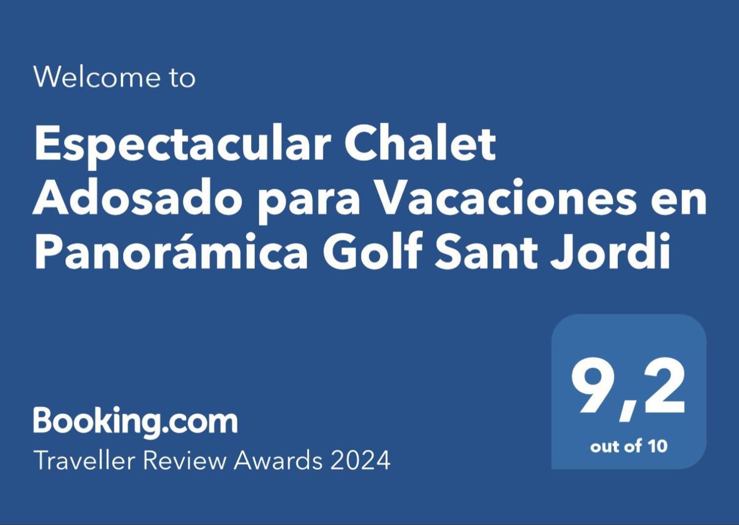 Espectacular Chalet Adosado Para Vacaciones En Panoramica Golf Sant Jordi Luaran gambar